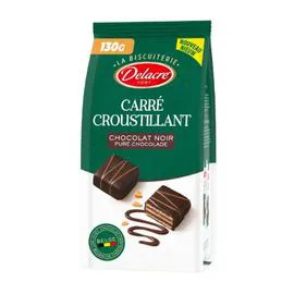 DELACRE Biscuits carré croustillant 130g