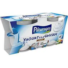 PÂTURAGES Yaourt à la grecque coco 600g