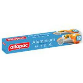 ALFAPAC Aluminium rouleau gaufré et résistant 50m