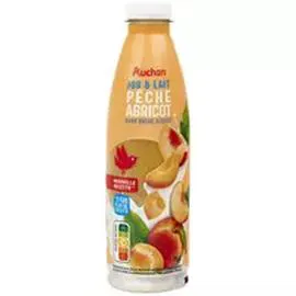 AUCHAN Jus lacté pêche abricot 75cl