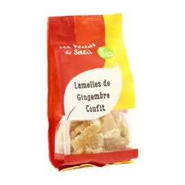 LES ACCENTS DU SOLEI Gingembre Confit En Lamelles Bio 125g