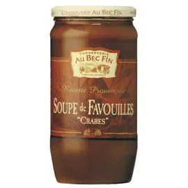 CONSERVERIE AU BEC FIN Soupe de Favouilles 'Crabes' 800g