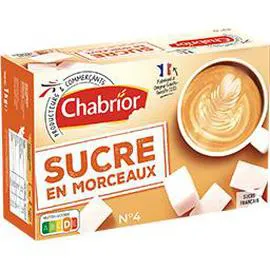 CHABRIOR Sucre en morceaux n°4 1kg