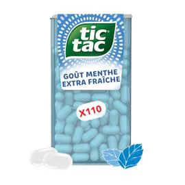 TIC TAC Bonbons menthe extra fraîche 54g