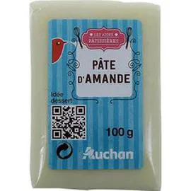 AUCHAN Pâte d'amandes naturel 100g