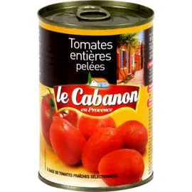 LE CABANON Tomates entières pelées 476g