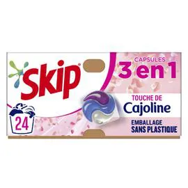 SKIP Lessive Capsule 3En1 Touche De Cajoline x24