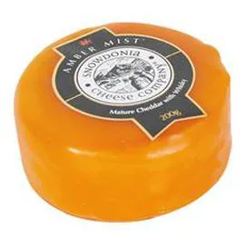 SNOWDONIA CHEESE Cheddar mature - Fromage au lait de vache et whisky 200g