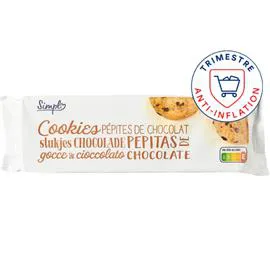 CARREFOUR SIMPL Cookies pépites de chocolat 200g