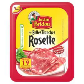 JUSTIN BRIDOU Charcuterie les belles tranches rosette x19 170g