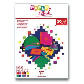 DÉCOPATCH Clairefontaine Bloc Papiers De Couleurs, A4, 20 Feuilles, 120Gr/M² l'unité