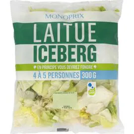 MONOPRIX Laitue Iceberg 300g