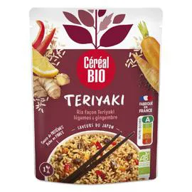 CÉRÉAL BIO Riz micro-ondes Bio façon teriaki 2mn 220g