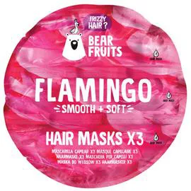 BEAR FRUITS Base masque capillaire flamingo x3 60ml