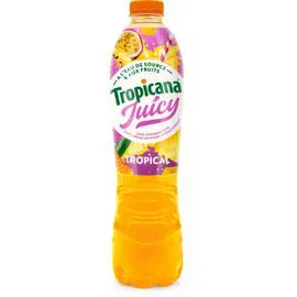 TROPICANA Boisson aux Jus de Fruits Juicy Saveur Tropical 1,5l