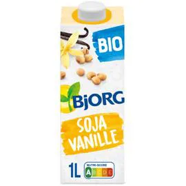 BJORG Boisson végétale soja vanille bio 1l