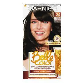 GARNIER, BELLE COLOR Coloration Cheveux Permanente 24 Chatain Foncé Naturel l'unité