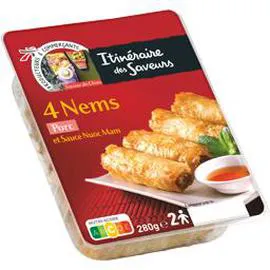 ITINÉRAIRE DES SAVEURS Nems porc et sauce Nuoc mam 280g