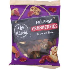 CARREFOUR LE MARCHÉ Mélange cranberries 350g