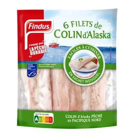 FINDUS Filet de colin d'Alaska 6x100g