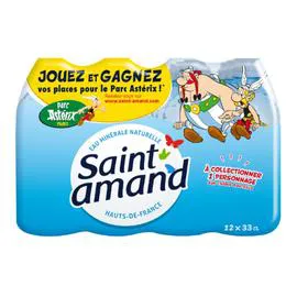 SAINT AMAND Eau minérale naturelle 12x33cl
