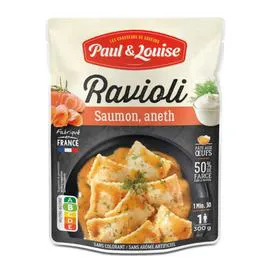 PAUL & LOUISE Ravioli Saumon aneth 300g