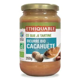 ÉTHIQUABLE Beurre de cacahuètes sans huile de palme Bio 350g