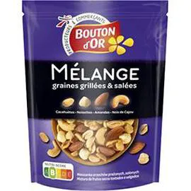 BOUTON D'OR Mélange graines grillées & salées 150g