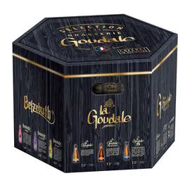 LA GOUDALE Sélection de 18 bouteilles de bières 5,86l