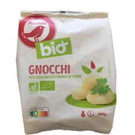 AUCHAN BIO Gnocchi aux flocons de pomme de terre 300g
