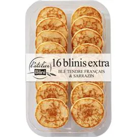 L'ATELIER BLINI Blinis sarrasin et blé tendre 135g
