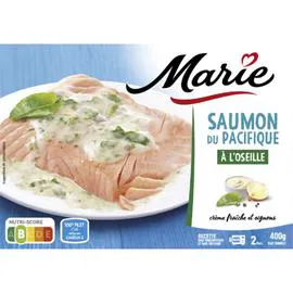MARIE Plats cuisinés saumon/sauce oseille 400g