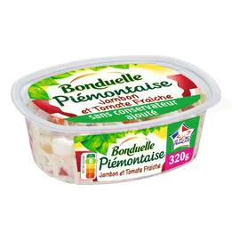 BONDUELLE Salade piémontaise jambon/tomate 320g