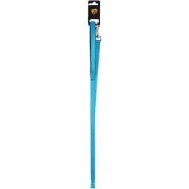 ANIMALIS Laisse Basic Confort 15mm et 120cm pour Chien Bleu 60g