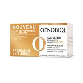 OENOBIOL Complément Alimentaire Bronzage Préparateur Solaire Accélérée Sun Expert x30
