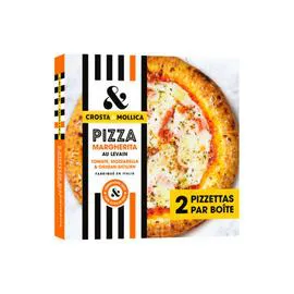 CROSTA ET MOLLICA Pizza margherita, surgelées 436g
