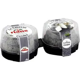 RIANS Crottin de Chèvre Cendré 2x60g