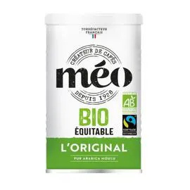MÉO Café moulu pur arabica bio et équitable 250g