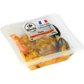 CARREFOUR LE MARCHÉ Plat cuisiné Paëlla poulet et fruits de mer 350g