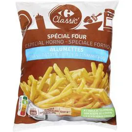 CARREFOUR CLASSIC' Frites allumettes spécial four 600g