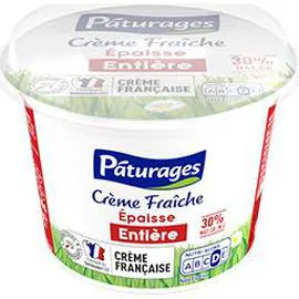 PÂTURAGES Crème fraîche épaisse entière 445g