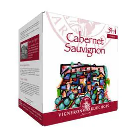 VIGNERONS ARDÉCHOIS Vin Ardèche, Rouge IGP 3l