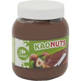 CARREFOUR CLASSIC' Pâte à tartiner Kaonuts 750g