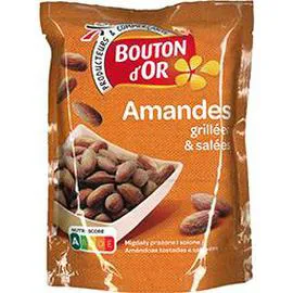 BOUTON D'OR Amandes grillées et salées 125g