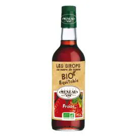 MENEAU Sirop Fraise Bio Equitable 500ml