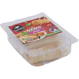 CARREFOUR SENSATION Nems porc sauce Nuoc mâm 280g