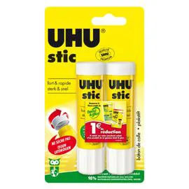 UHU Bâton de colle stic Looney Tunes 2x21g