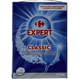 CARREFOUR EXPERT Sel régénérant lave-vaisselle 4x1kg