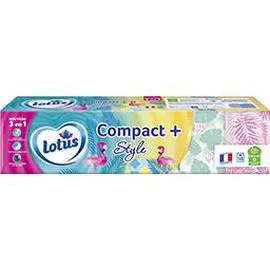LOTUS Mouchoirs Compact + Style 18x7 
