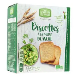 MOULIN DU PIVERT Biscottes à La Farine Blanche Sans Sucres 270g